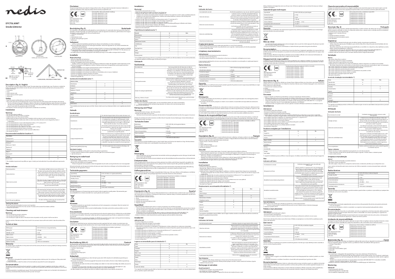 Página 1 del manual Manual de usuario Nedis DTCTSL30WT