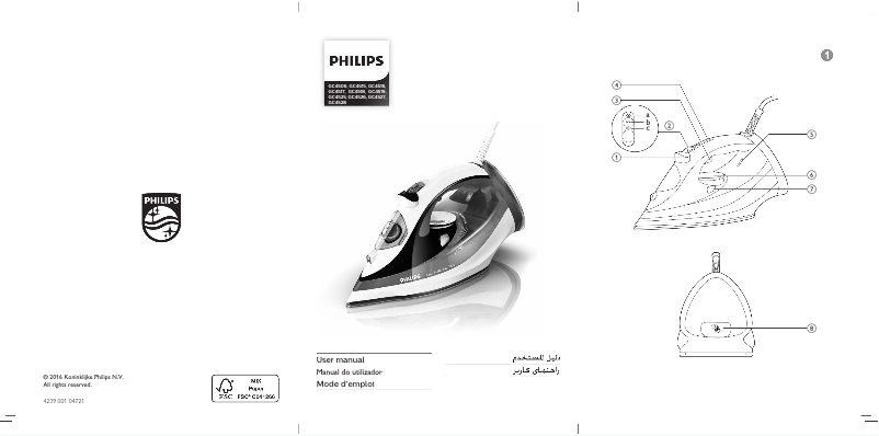 Página 1 del manual Manual de usuario Philips Azur GC4554