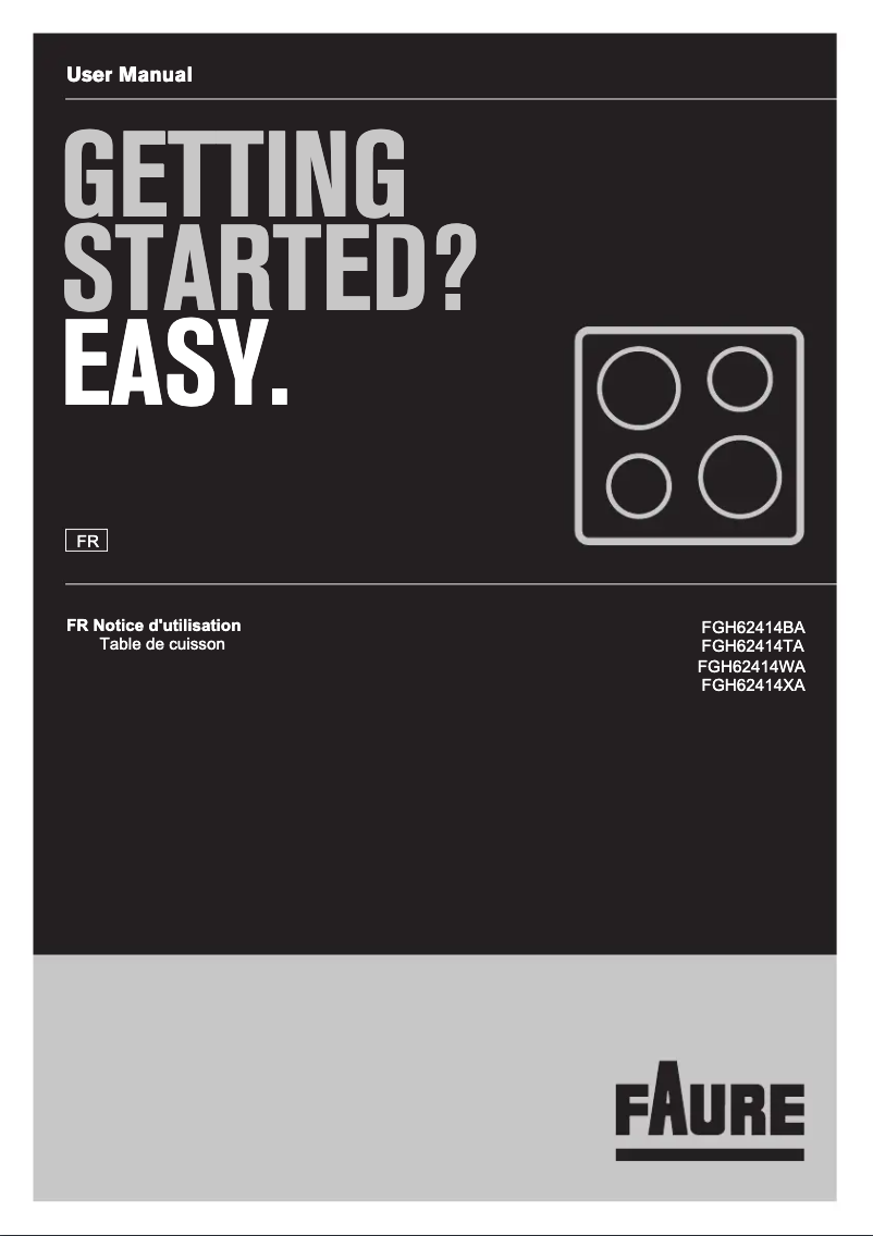Página nº 1 - Manual de usuario Faure FGH62414BA