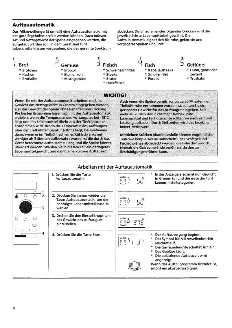 Página 1 del manual Manual de usuario Bauknecht MCCD 2127 WS(3180)
