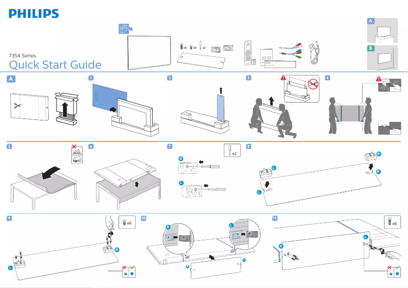 Imagen de la primera página del manual del dispositivo 75PUT7354