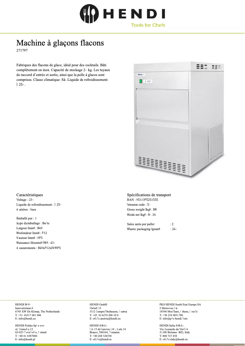 Página 1 del manual Ficha técnica Arktic 271797