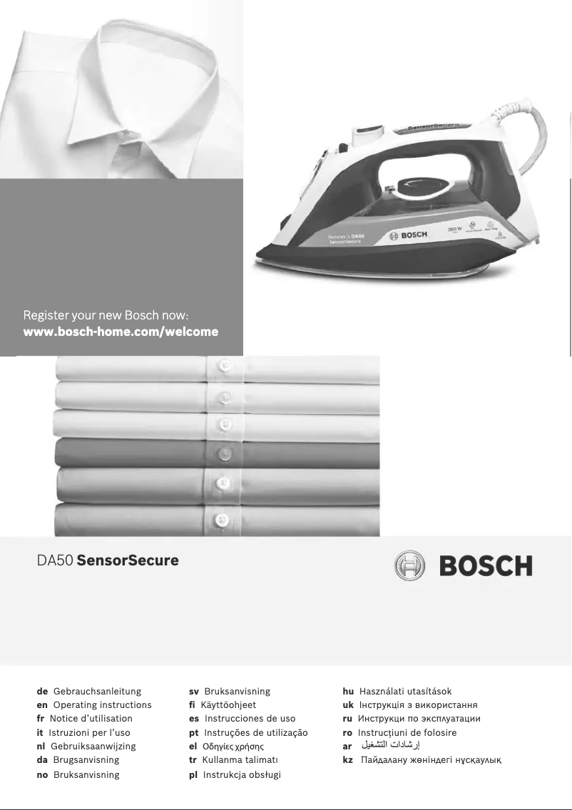 Página 1 del manual Manual de usuario Bosch DA50 SensorSecure TDA5029210