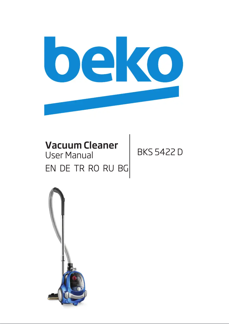 Página 1 del manual Manual de usuario Beko BKS 5422 D