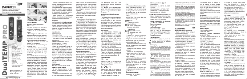 Página nº 1 - Manual de usuario TFA DualTemp Pro 31.1119.K