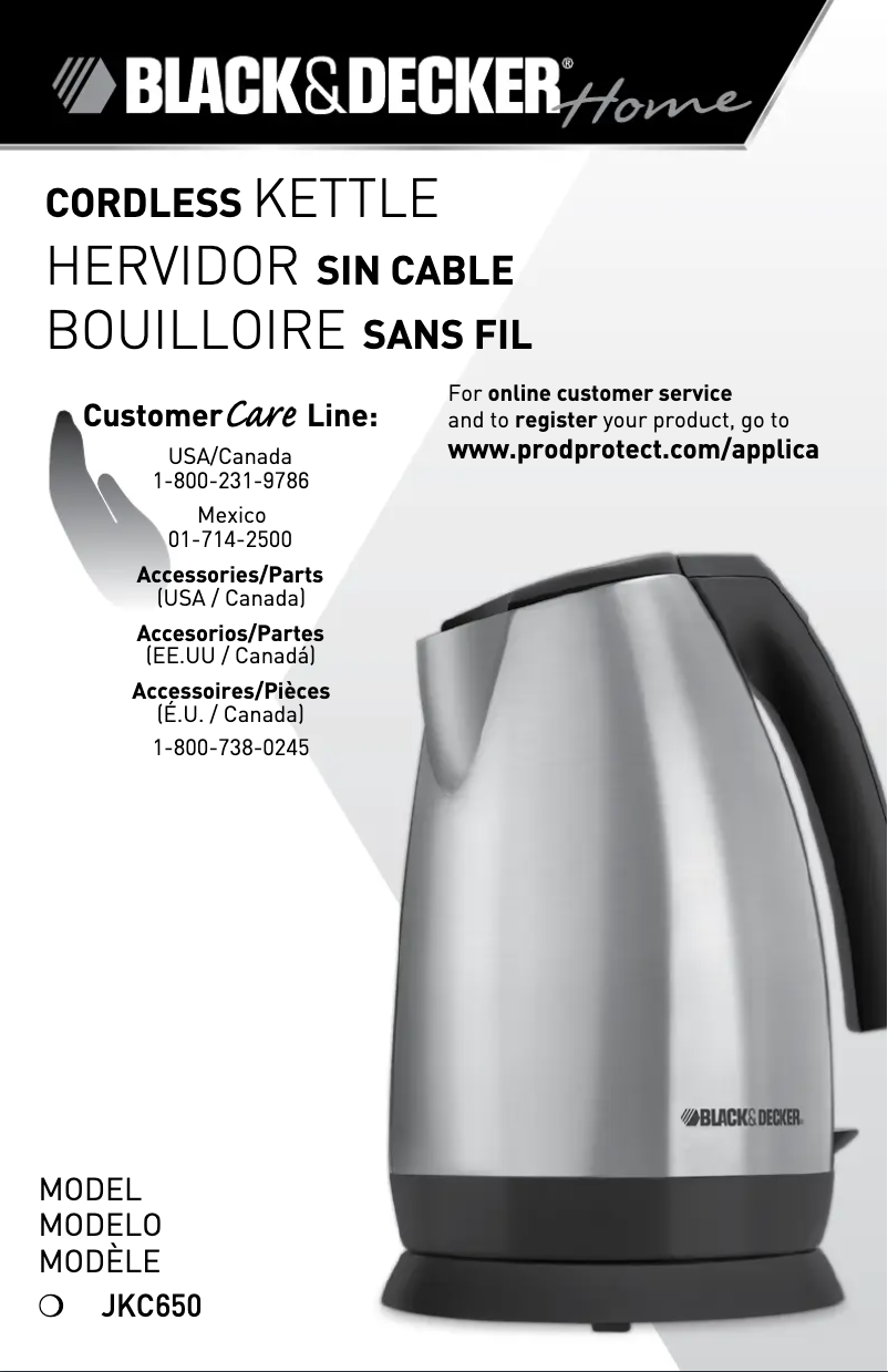 Imagen de la primera página del manual del dispositivo JKC650