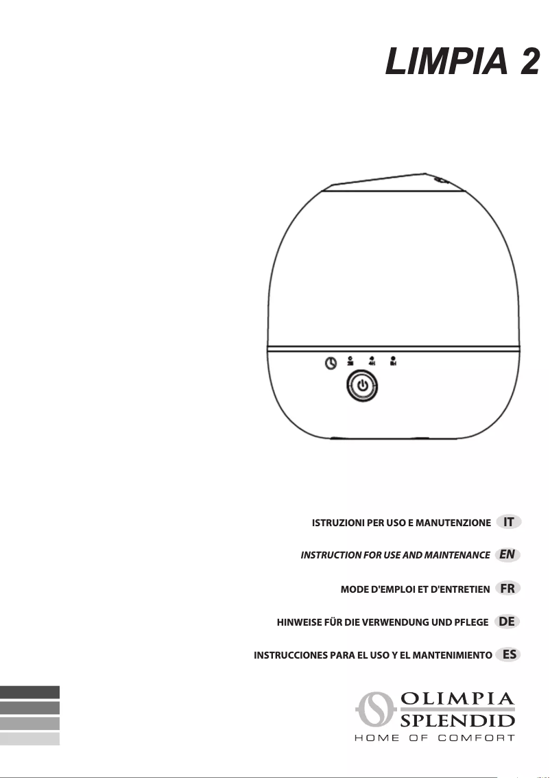 Imagen de la primera página del manual del dispositivo Limpia 2