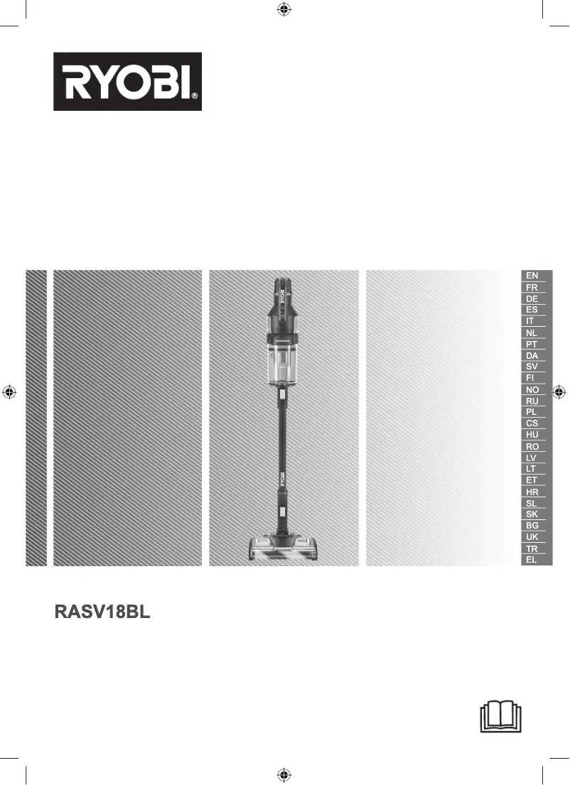 Página 1 del manual Manual de usuario RYOBI RASV18BL