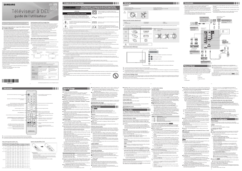 Página 1 del manual Manual de usuario Samsung UN32J4000BF