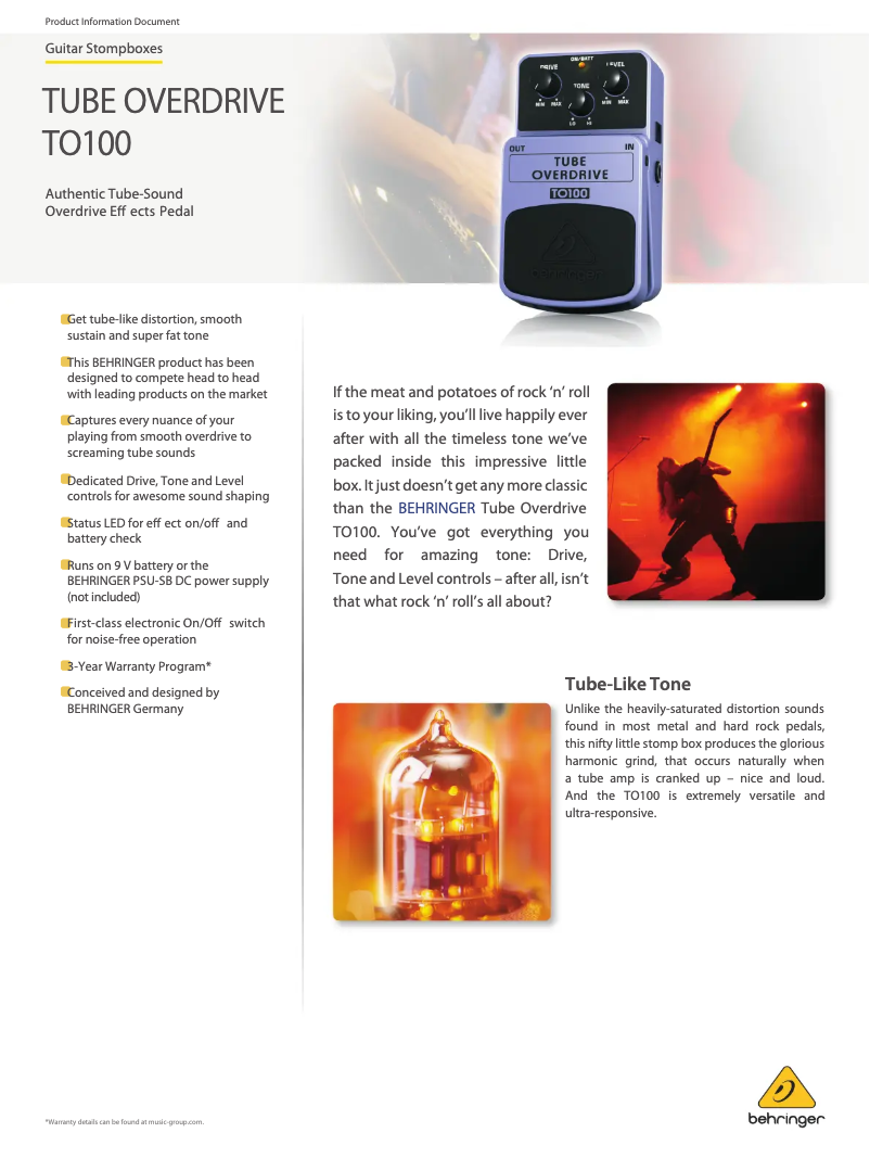 Imagen de la primera página del manual del dispositivo TO100