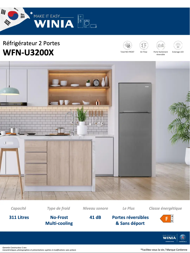Imagen de la primera página del manual del dispositivo WFN-U3200X
