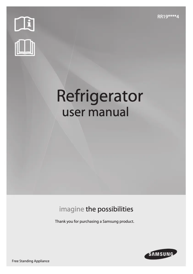 Imagen de la primera página del manual del dispositivo RR19J2784NT