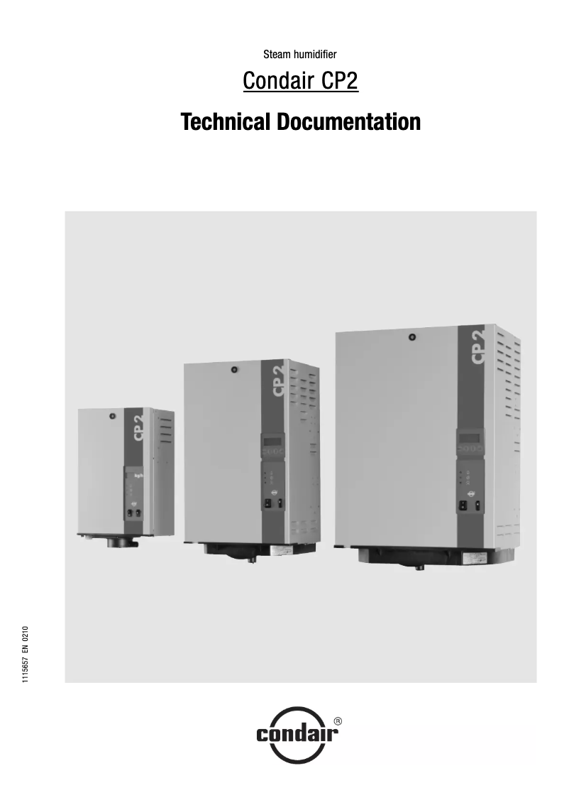 Imagen de la primera página del manual del dispositivo CP2