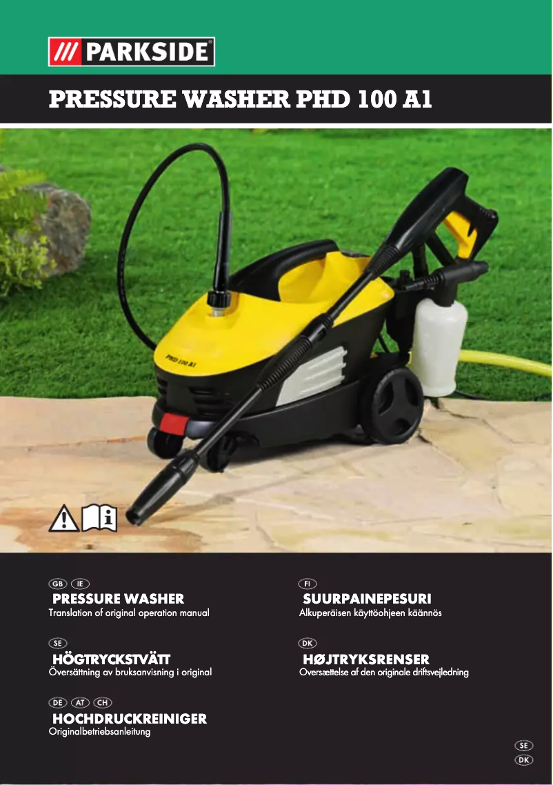 Imagen de la primera página del manual del dispositivo PHD 100 A1