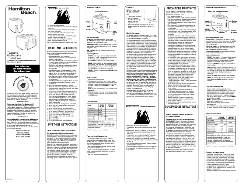 Imagen de la primera página del manual del dispositivo 24504