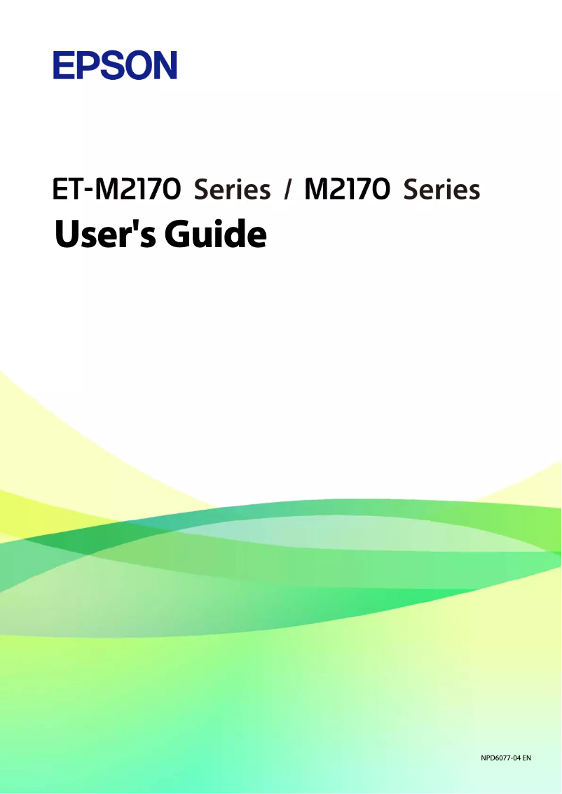 Imagen de la primera página del manual del dispositivo EcoTank ET-M2178