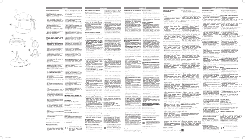 Imagen de la primera página del manual del dispositivo VT-1638 W