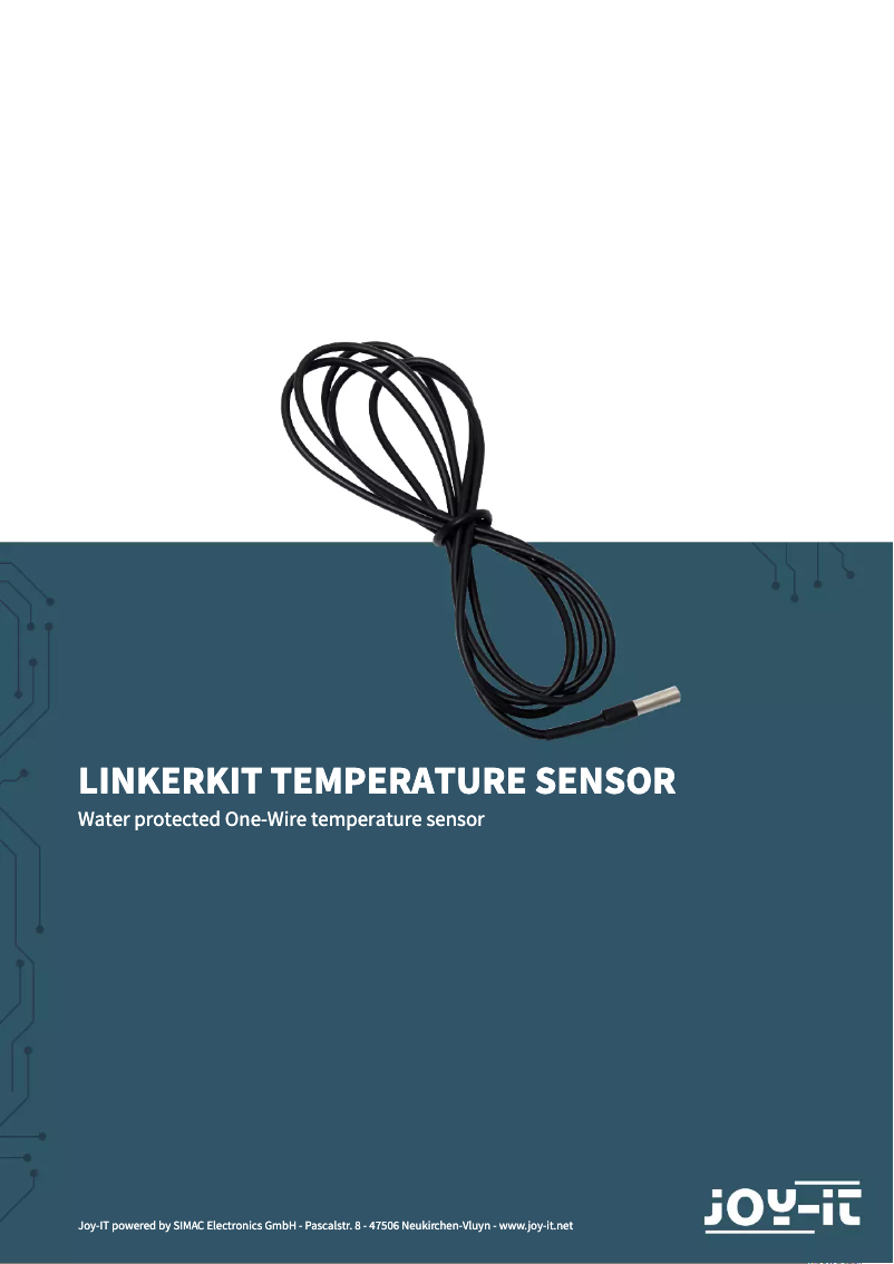 Página 1 del manual Manual de usuario Joy-It LK-Temp2