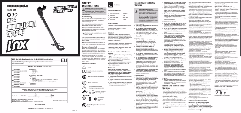 Imagen de la primera página del manual del dispositivo XLT-2522U