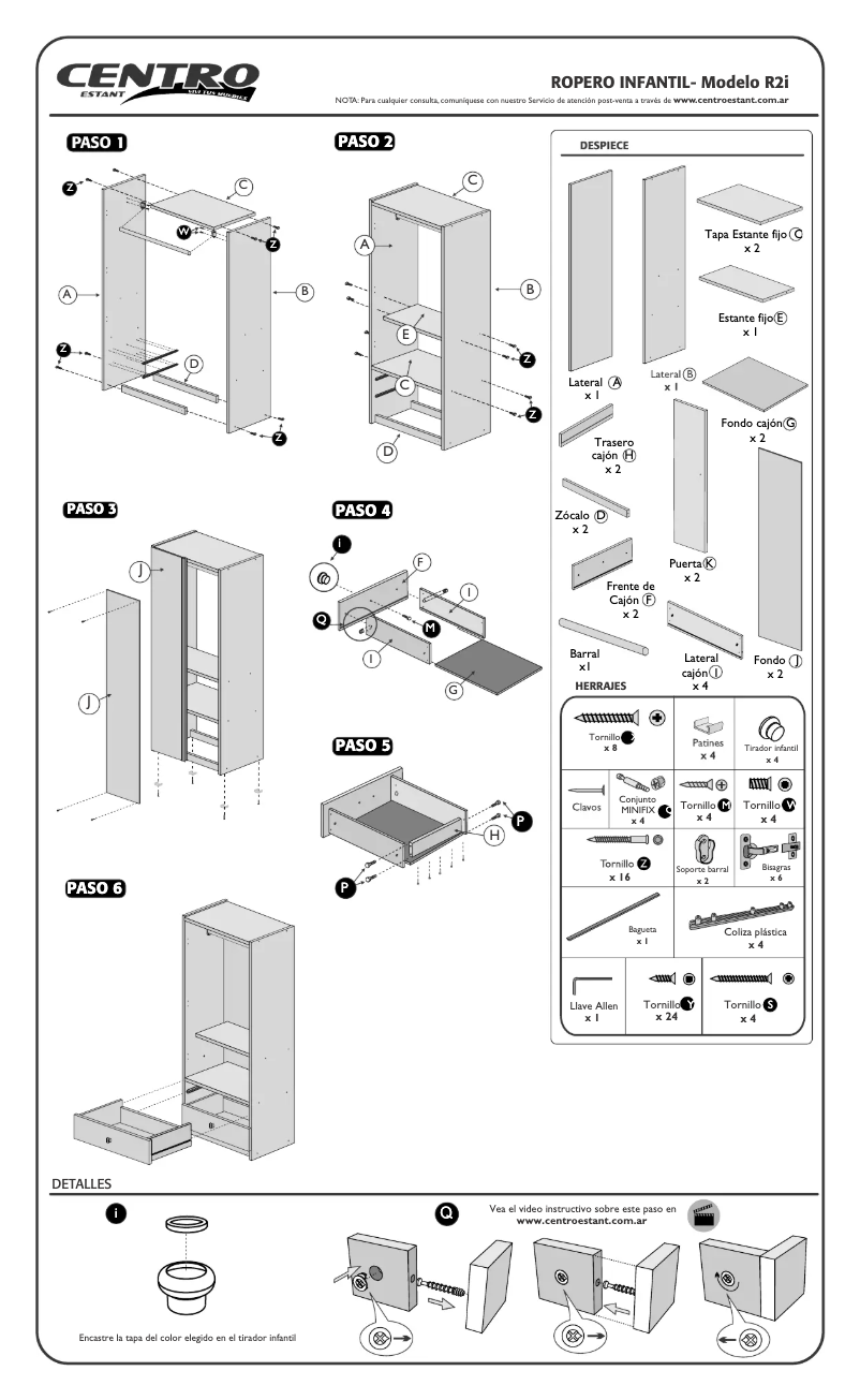 Imagen de la primera página del manual del dispositivo R2i