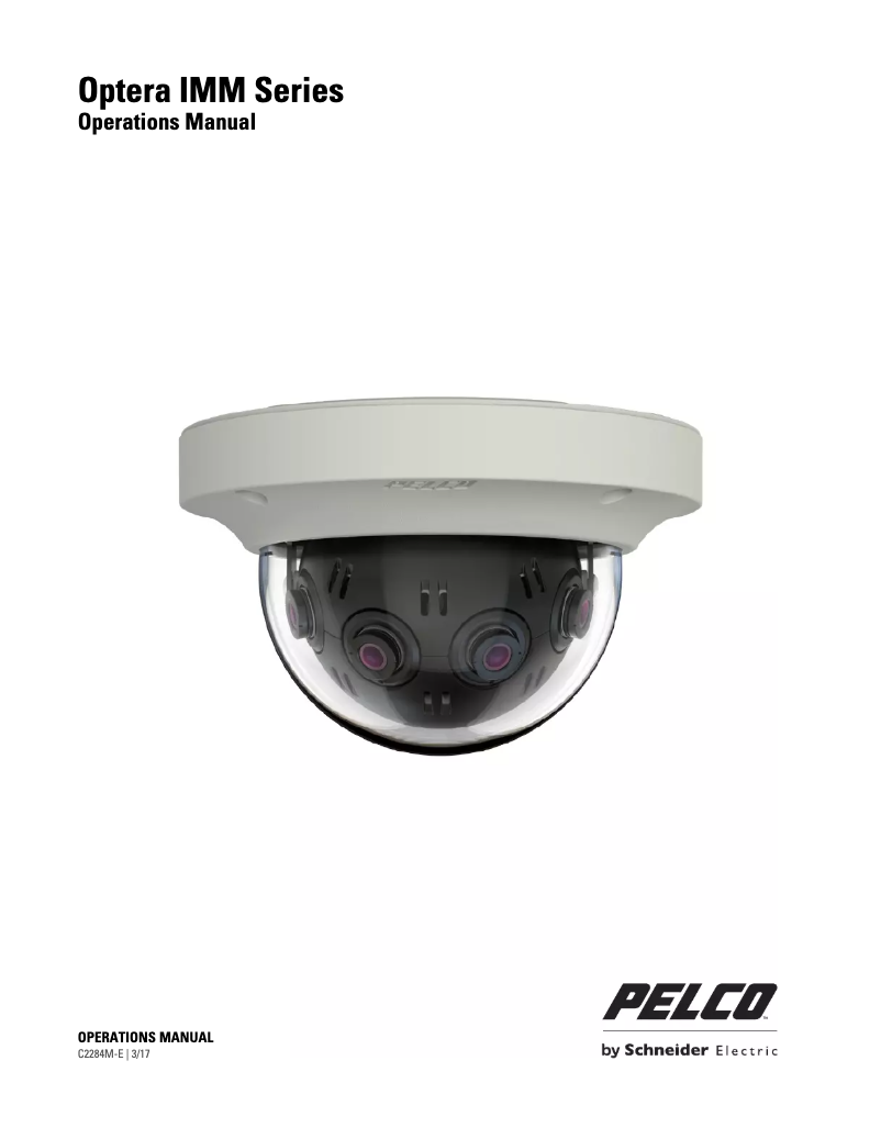 Imagen de la primera página del manual del dispositivo Optera IMM12027-B1P