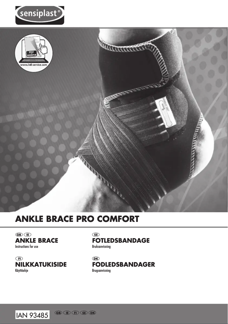 Imagen de la primera página del manual del dispositivo IAN 93485