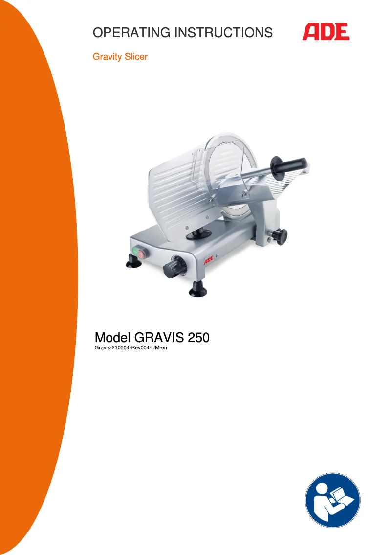 Imagen de la primera página del manual del dispositivo Gravis-210504