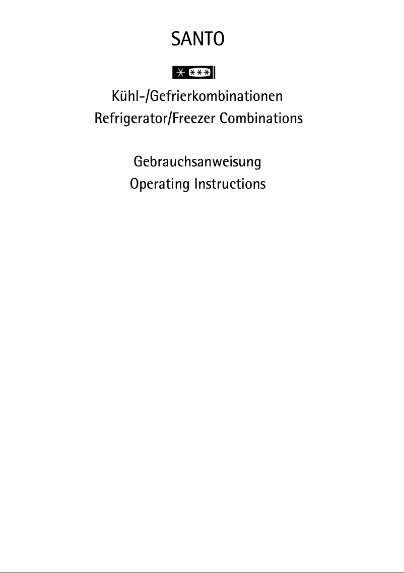 Página nº 1 - Manual de usuario AEG S 75395 KG