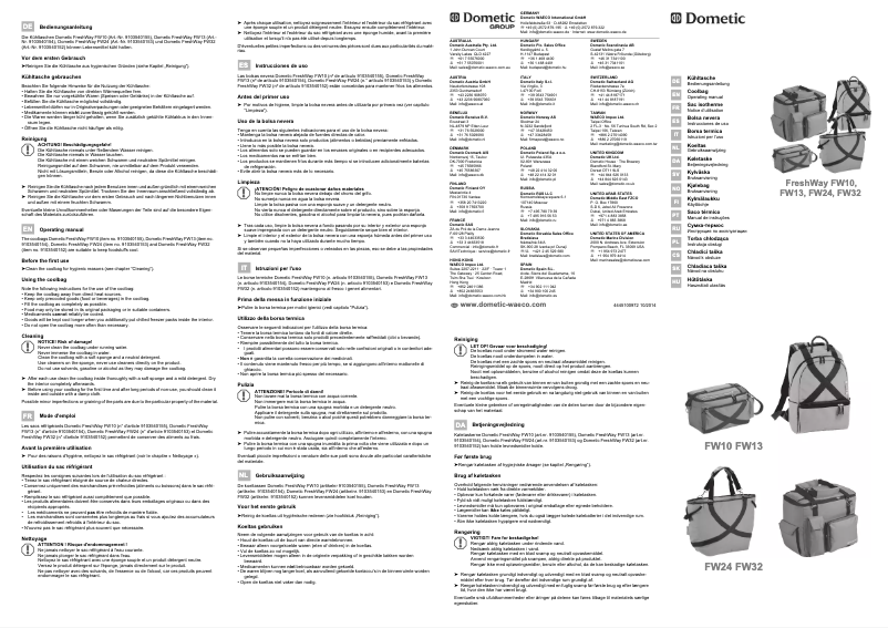 Página nº 1 - Manual de usuario Waeco FreshWay FW 32