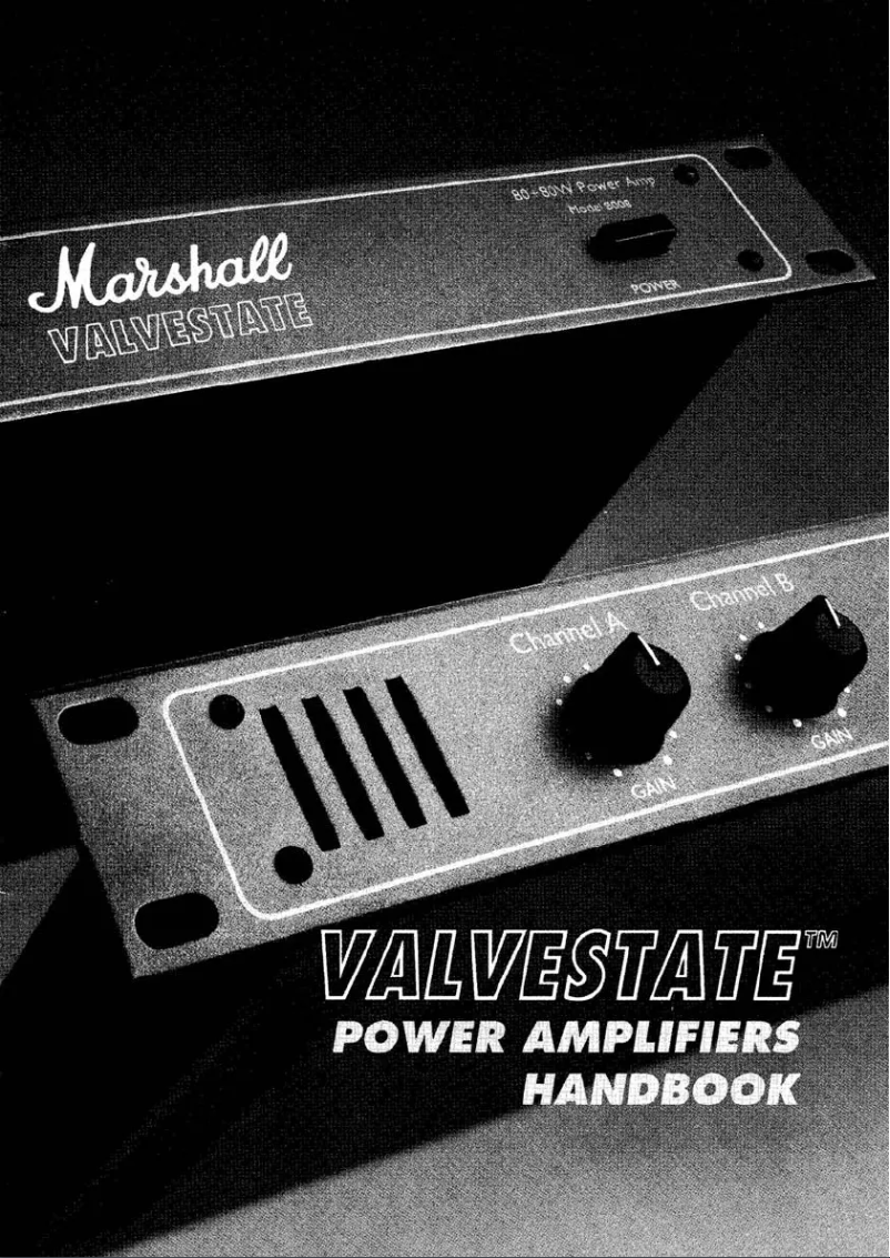 Página 1 del manual Manual de usuario Marshall Valvestate