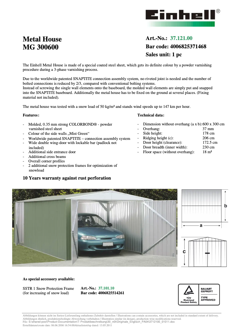 Imagen de la primera página del manual del dispositivo 3060UTK