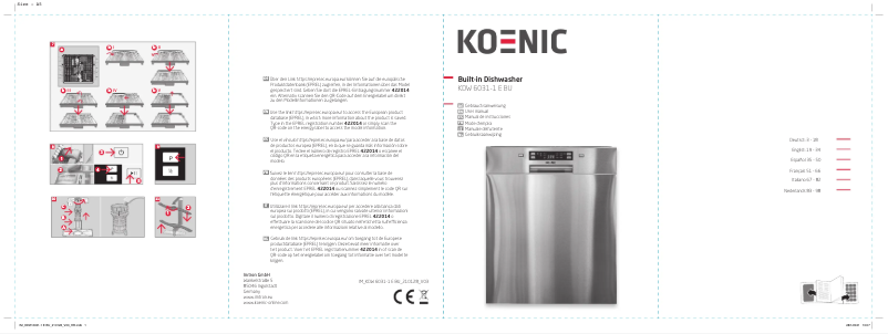 Imagen de la primera página del manual del dispositivo KDW 6031-1 E BU