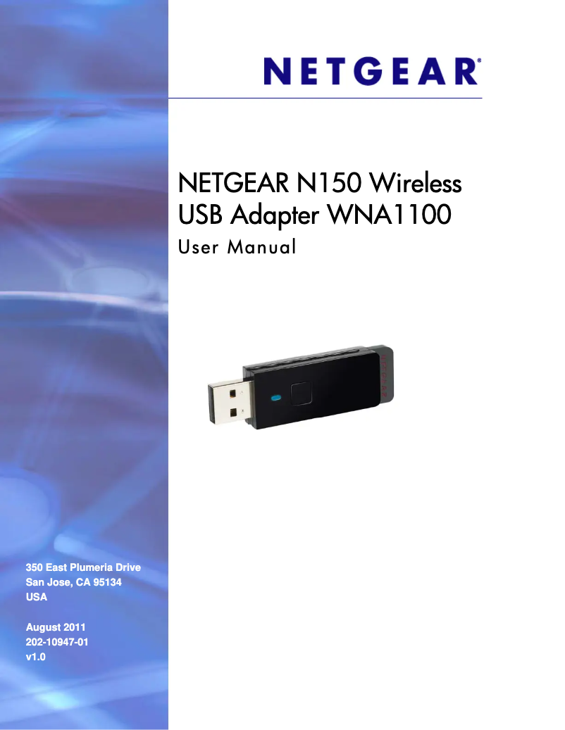 Página 1 del manual Manual de usuario Netgear WNA1100