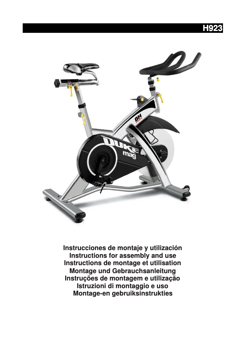 Imagen de la primera página del manual del dispositivo Duke Mag H923