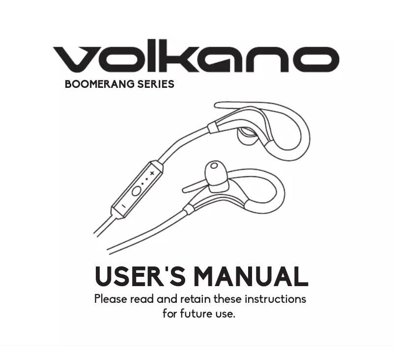 Página 1 del manual Manual de usuario Volkano Boomerang VB-508-BK