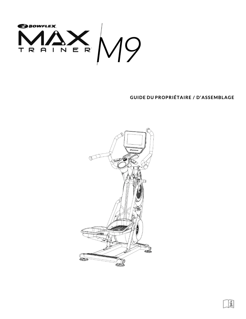 Imagen de la primera página del manual del dispositivo Max Trainer M9