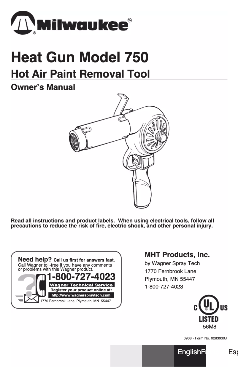 Página 1 del manual Manual de usuario Wagner HT770