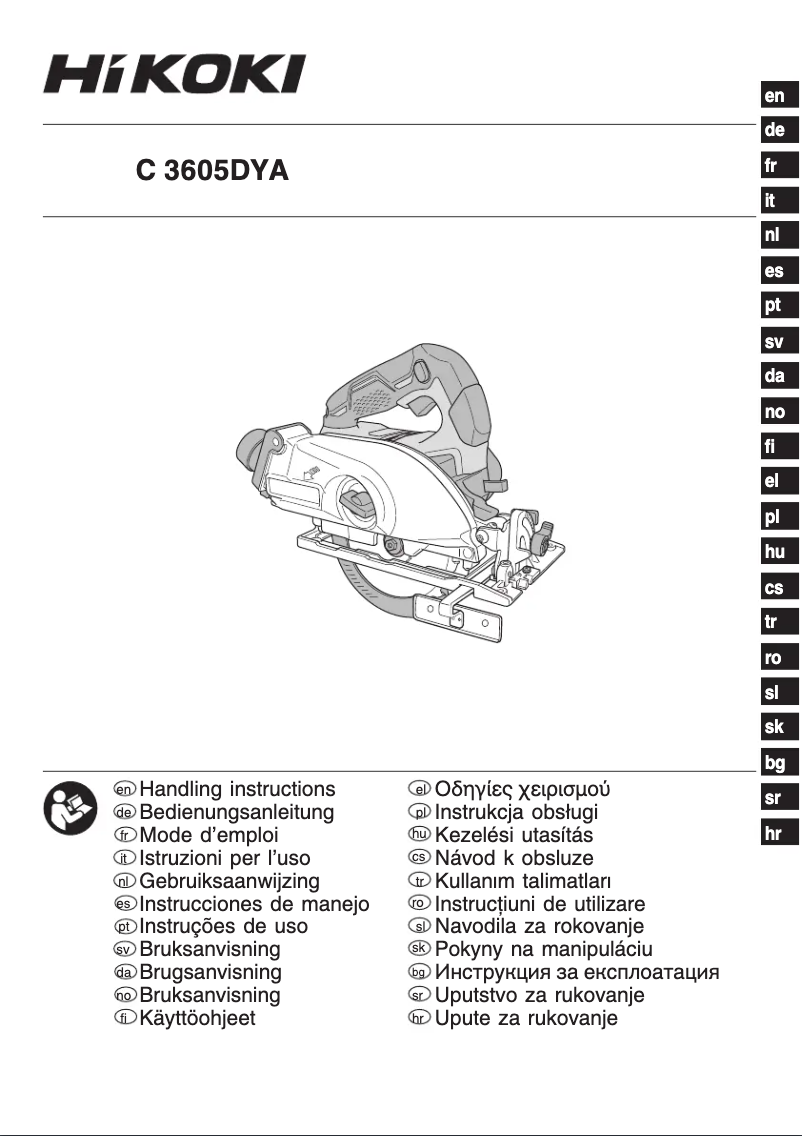 Imagen de la primera página del manual del dispositivo C 3605DYA