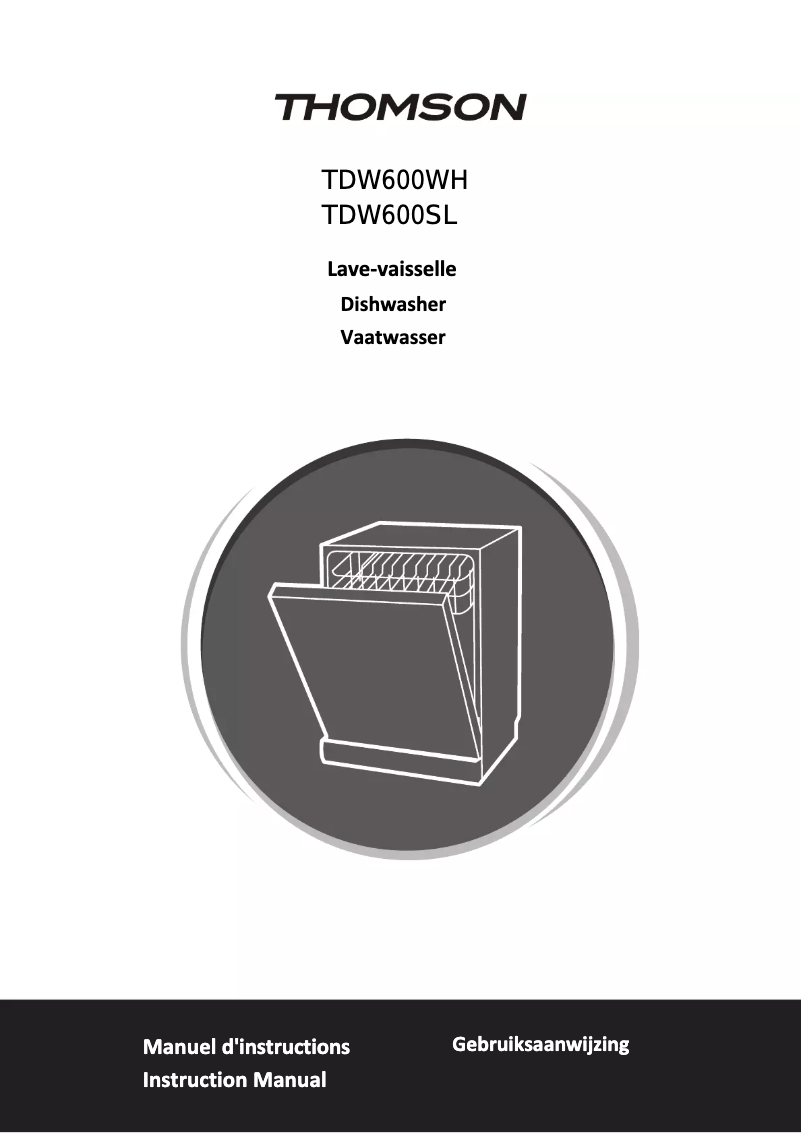 Imagen de la primera página del manual del dispositivo TDW 600 SL