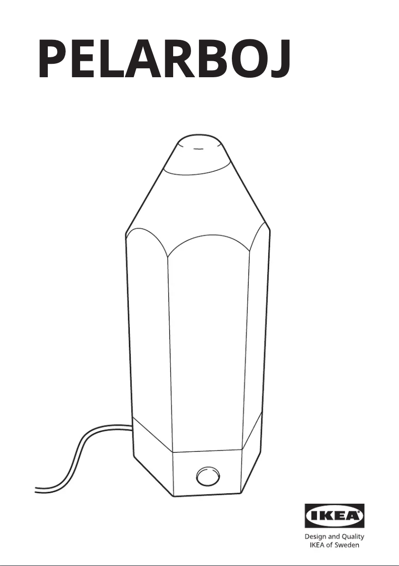 Imagen de la primera página del manual del dispositivo PELARBOJ 605.372.63