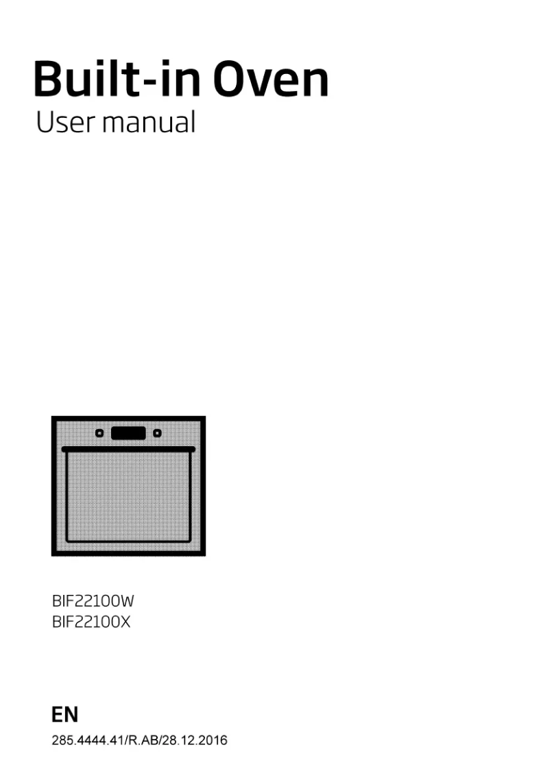 Imagen de la primera página del manual del dispositivo BIF22100