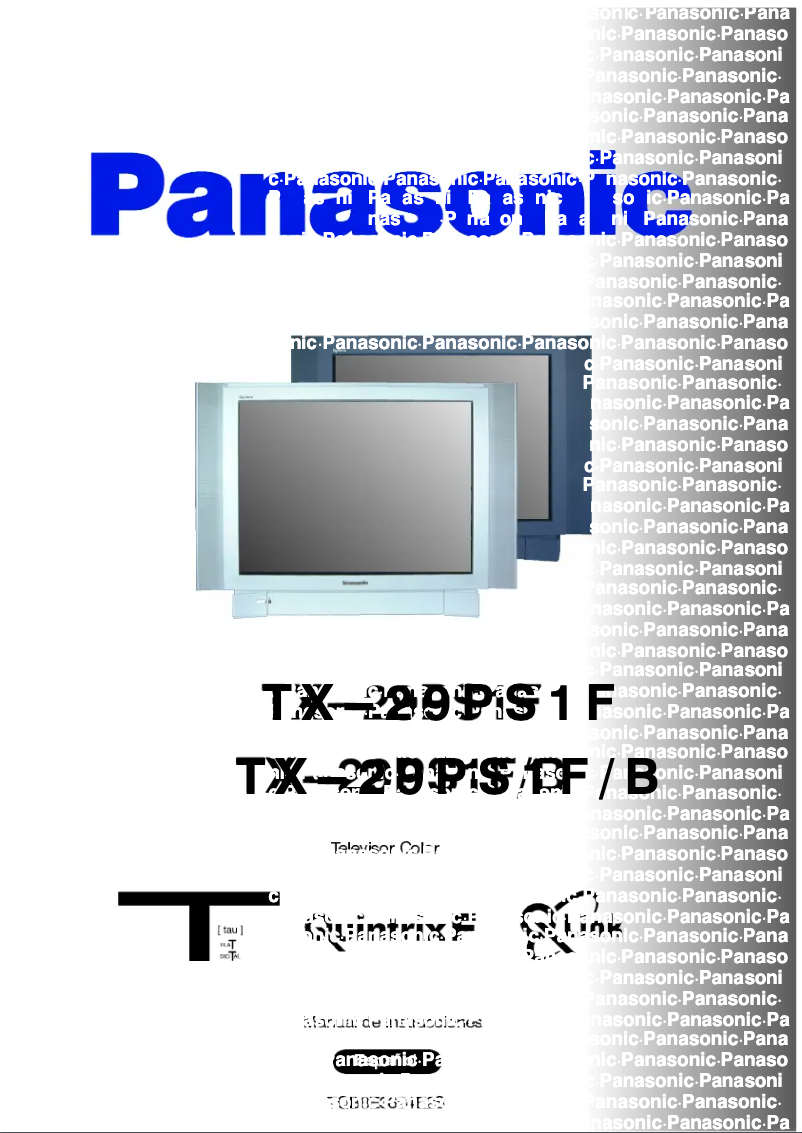 Imagen de la primera página del manual del dispositivo TX-29PS1FB