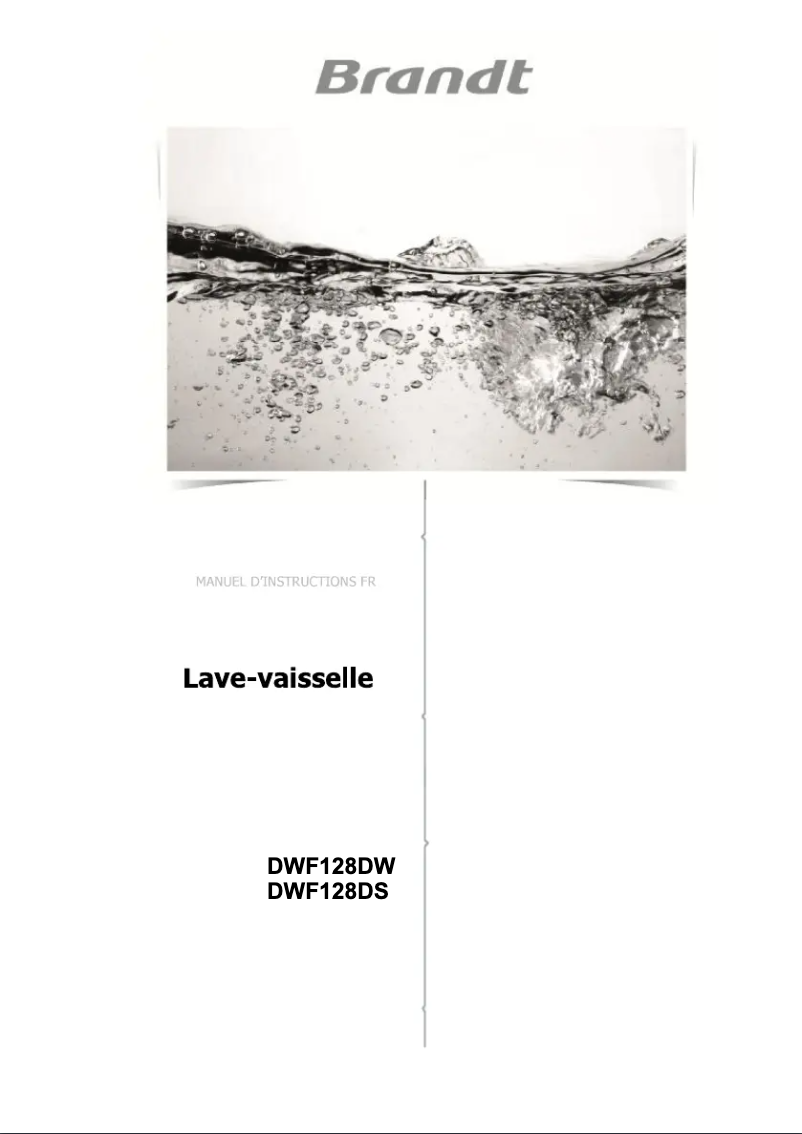 Imagen de la primera página del manual del dispositivo DWF128DW