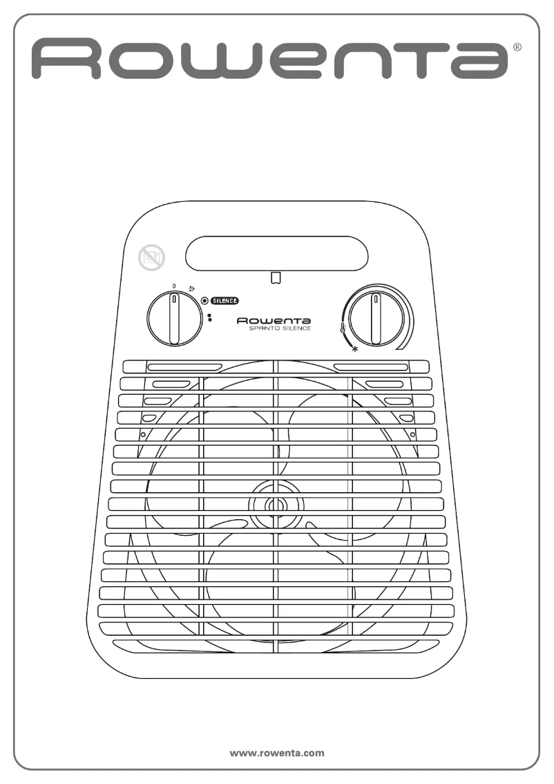 Imagen de la primera página del manual del dispositivo Sprinto Silence SO2020