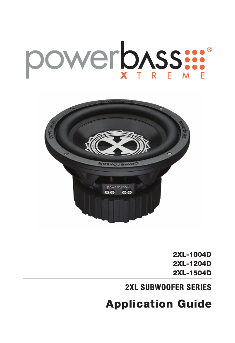 Página 1 del manual Manual de usuario PowerBass 2XL-1004D