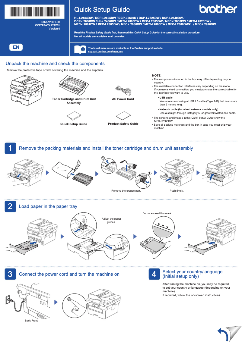 Página 1 del manual Manual de usuario Brother MFC-L2920DW