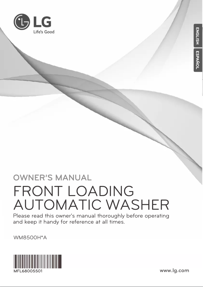 Página 1 del manual Manual de usuario LG WM8500HVA