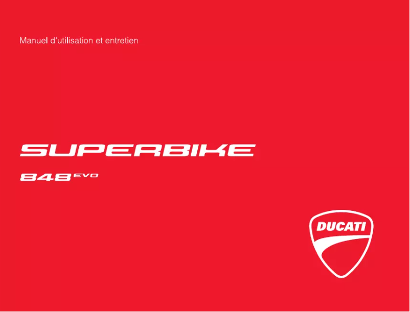 Página 1 del manual Manual de usuario Ducati 848evo (2012)