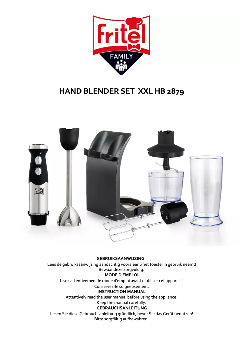 Imagen de la primera página del manual del dispositivo HB2879