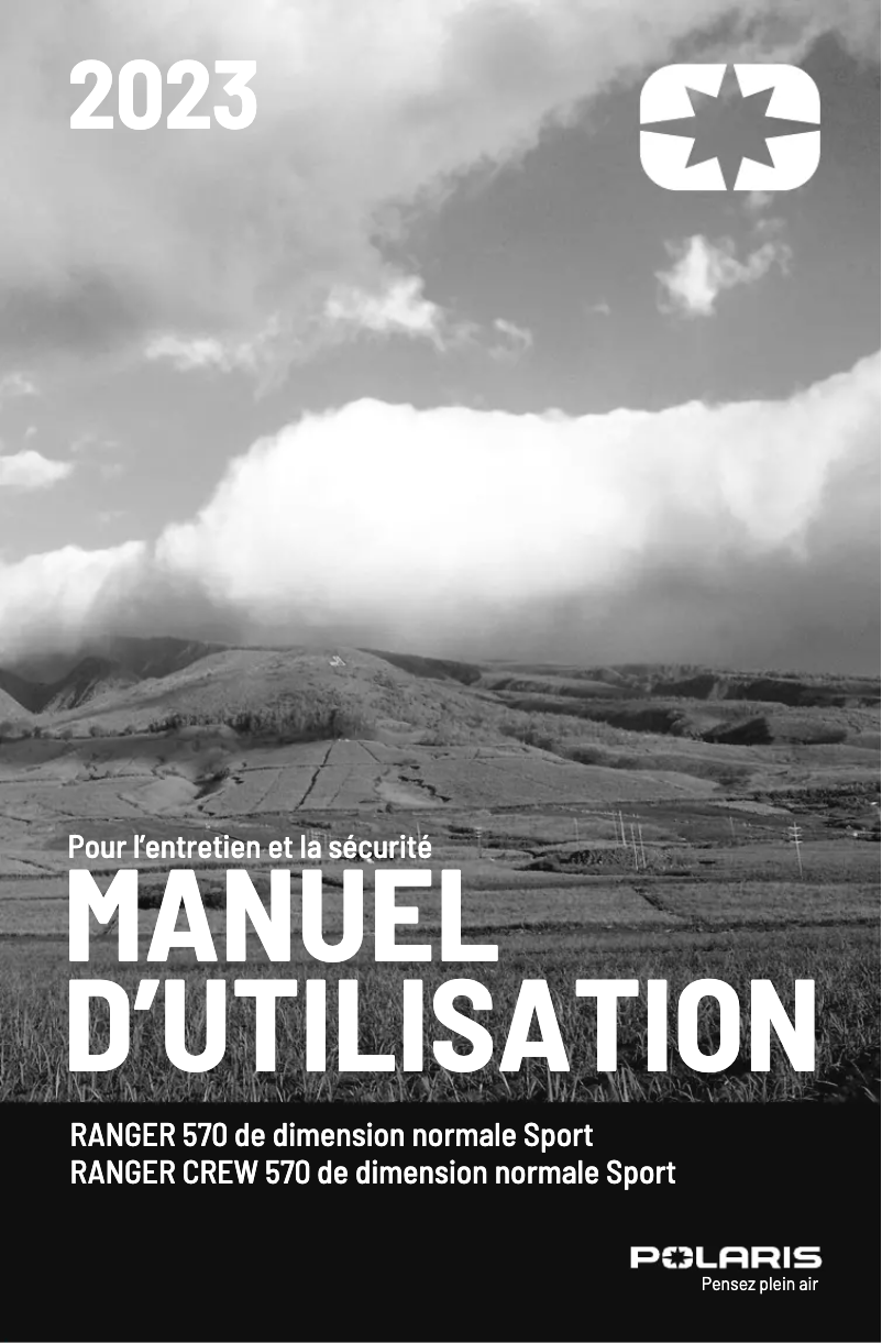 Página 1 del manual Manual de usuario Polaris RANGER 570 (2023)